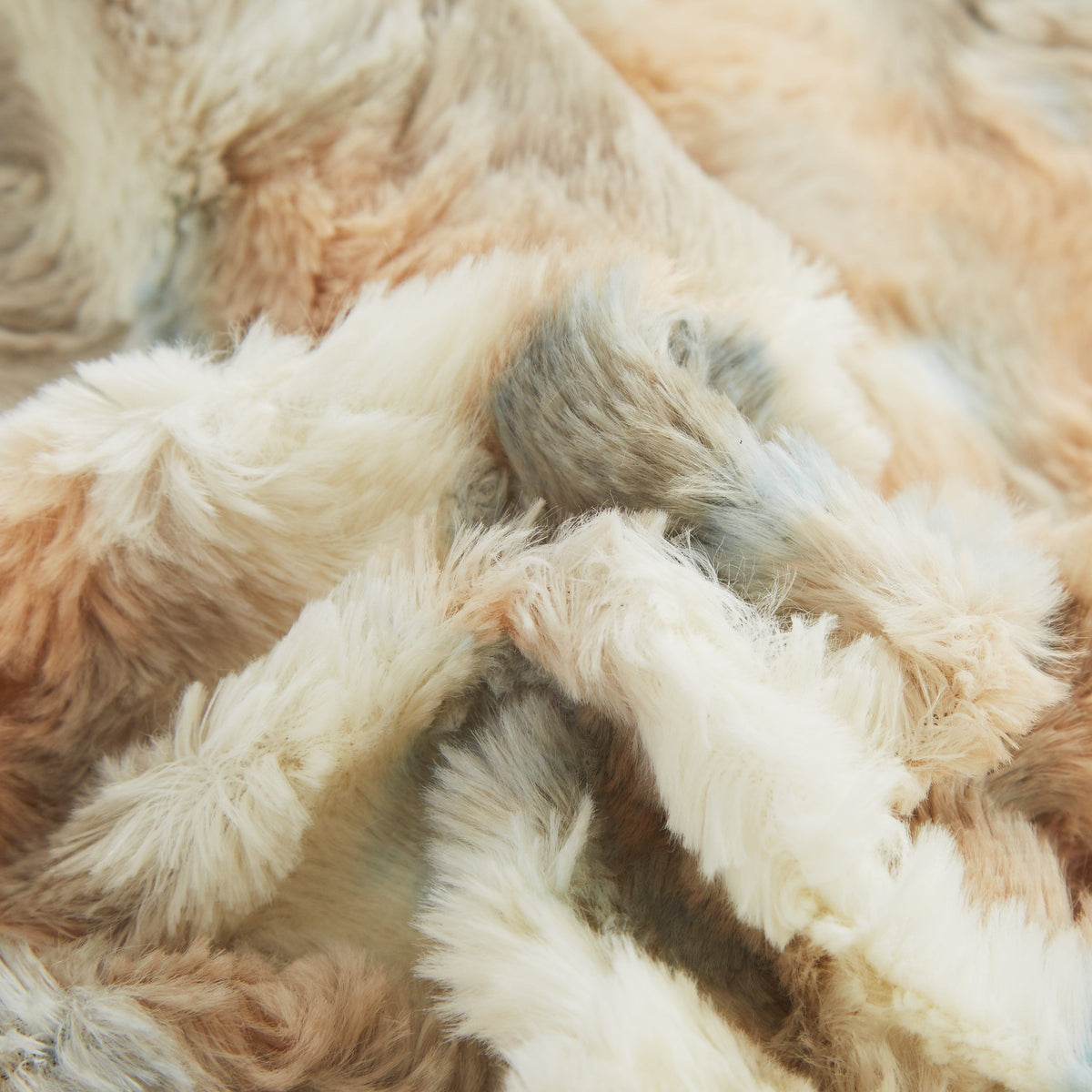 Close-up of the plush Russian Lynx faux fur